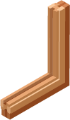 Wood door material